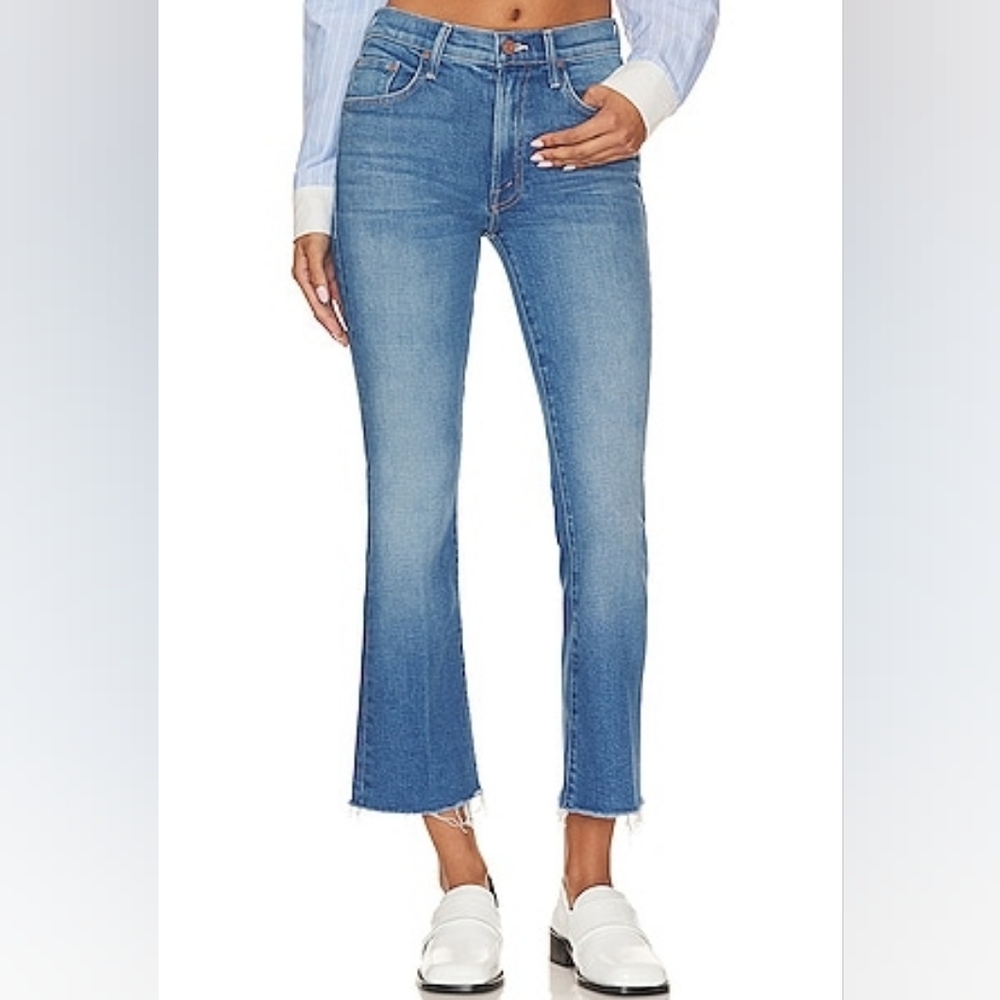 NWOT MOTHER The Insider Ankle Fray Jeans- Sz 27